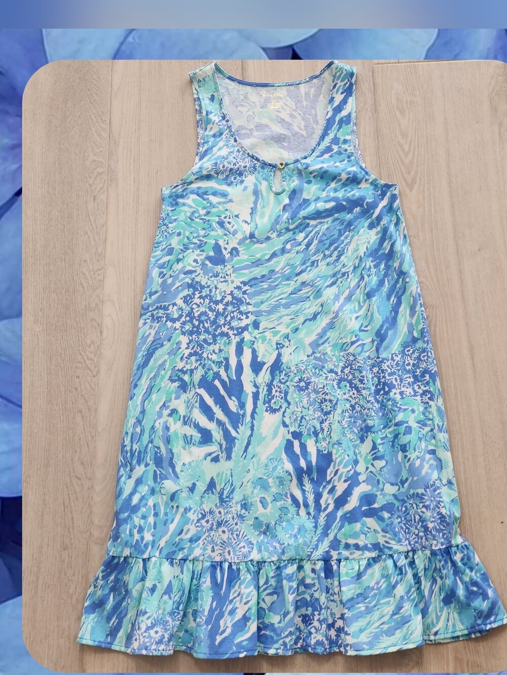 🌴Lilly Pulitzer sleevless coral reef dress